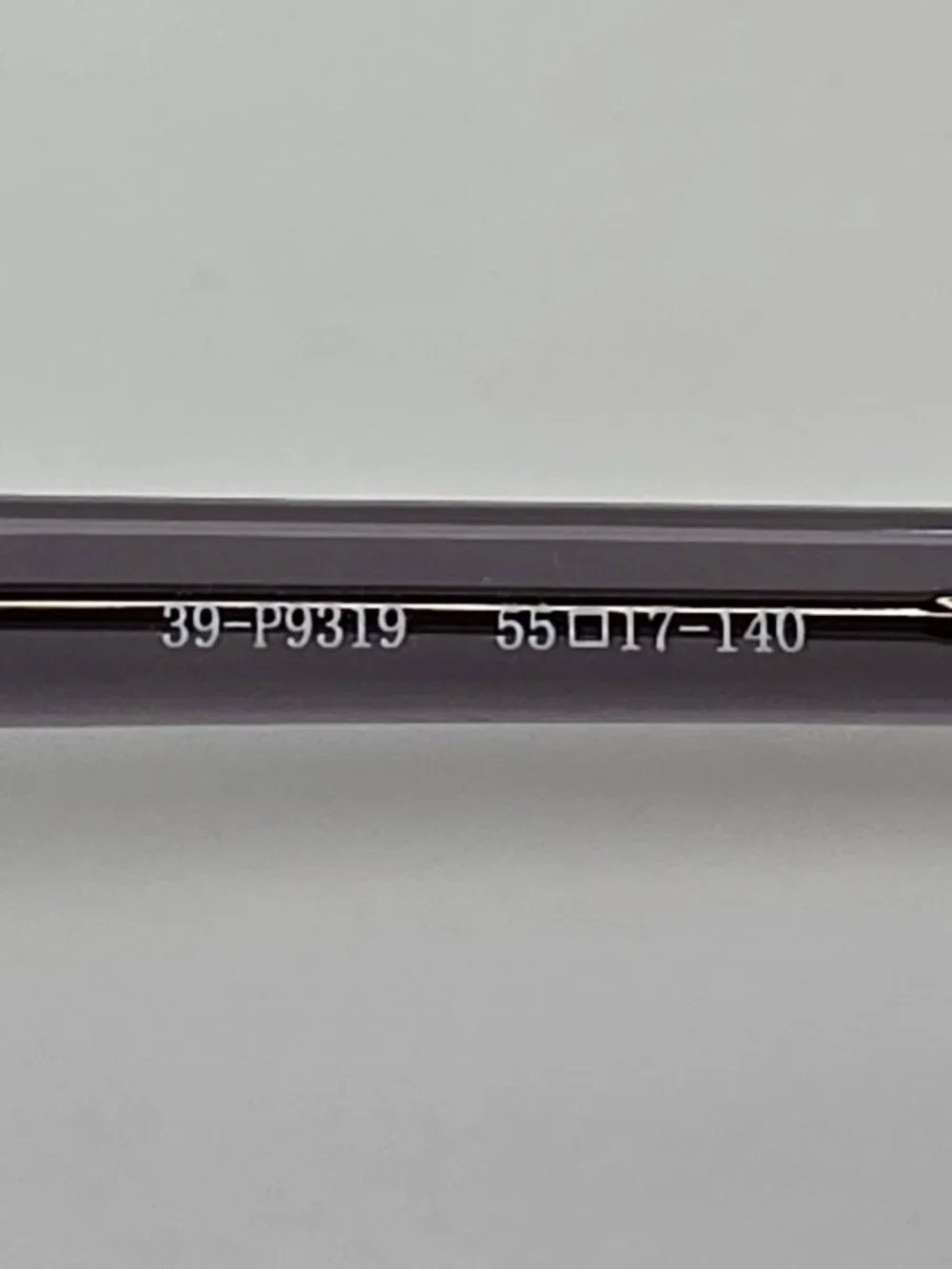 Muse 39-P9319 Smoke Grey to Crystal Fade Full Rim Eyeglasses Frame 55-17-140